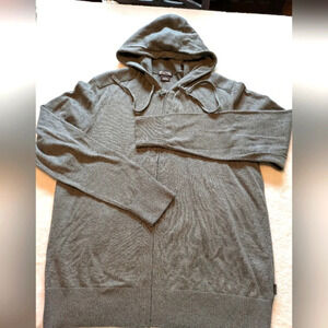 Michael Kors Mens Cotton Zip Front Hoodie Cardigan